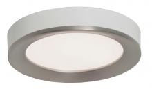 AFX Lighting, Inc. AAF121400L30D1SNWH - Alta LED Low Profile Flush Mount - 12'' - Satin Nickel/White