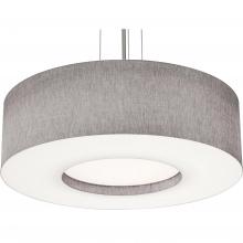 AFX Lighting, Inc. MCP3044MBBK-GY - Montclair 30'' Med Base Pendant,BK w/ GY