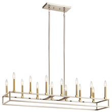 Kichler 44111PN - Finet™ 14 Light Linear Chandelier Polished Nickel