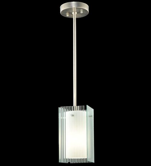 5"Sq Metro Fluted Quadrato Mini Pendant