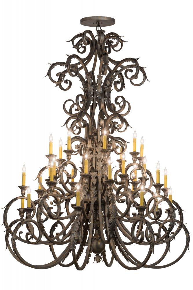 60"W Serratina 32 LT Chandelier