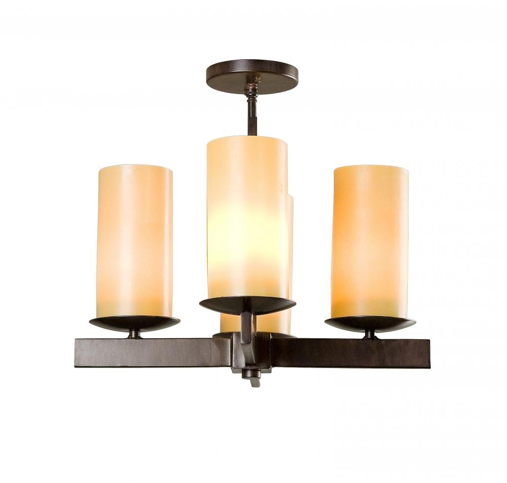 18" Wide Dante 4 Light Chandelier