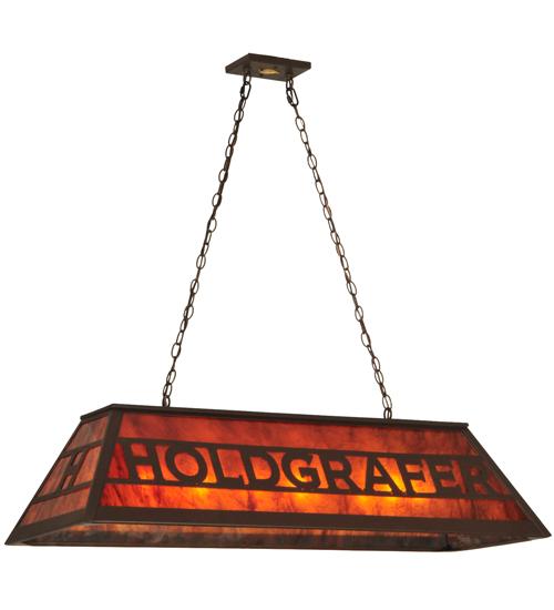 48"L Personalized Holdgrafer Oblong Pendant