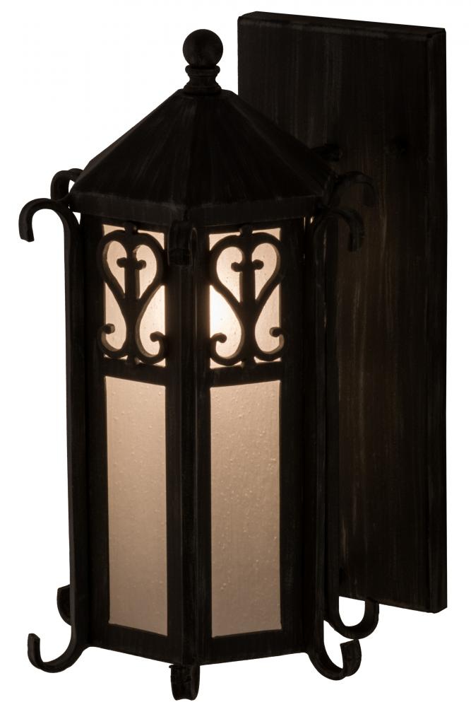 9"W Caprice Lantern Wall Sconce