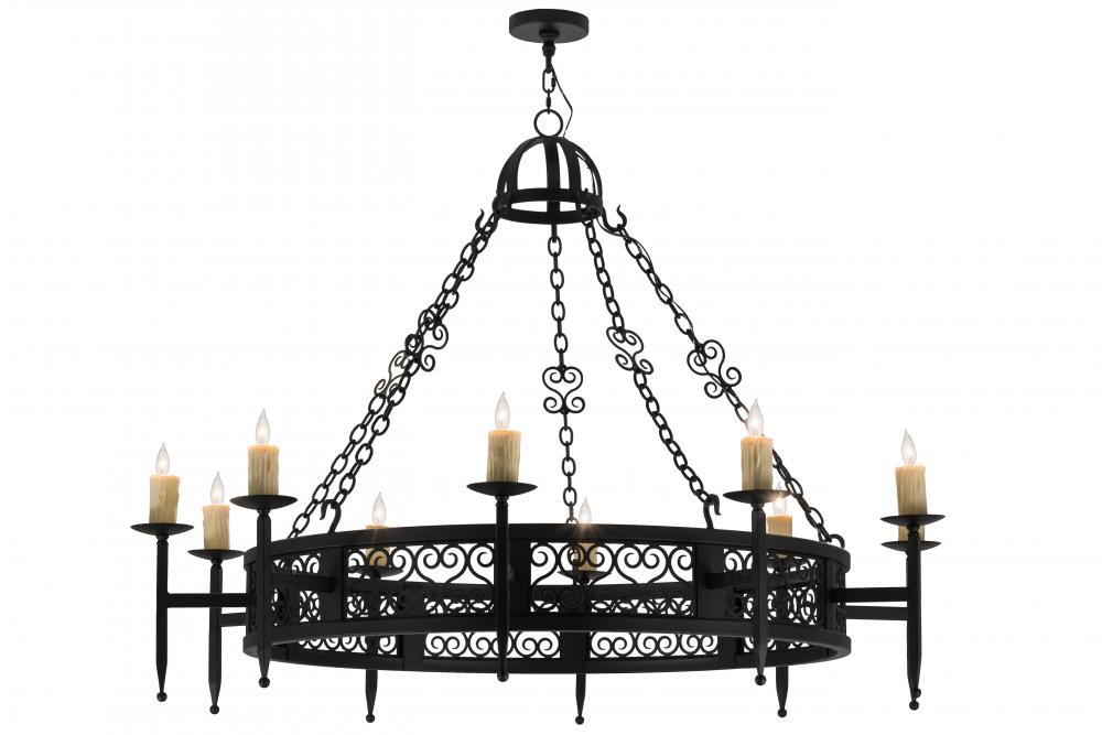 60"W Toscano 10 LT Chandelier