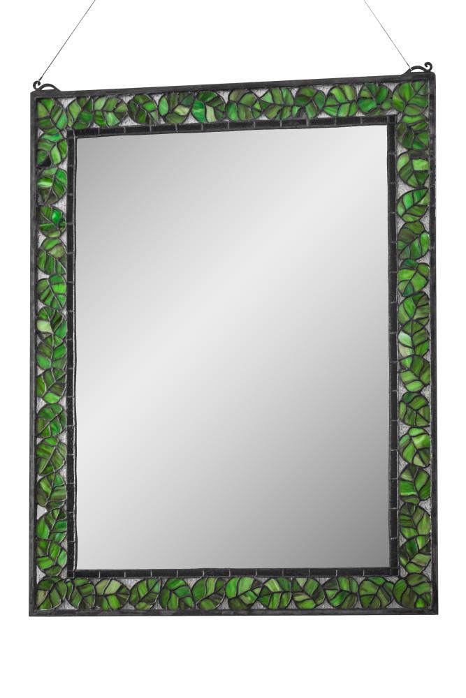 28"W X 36"H Oak Leaf Mirror