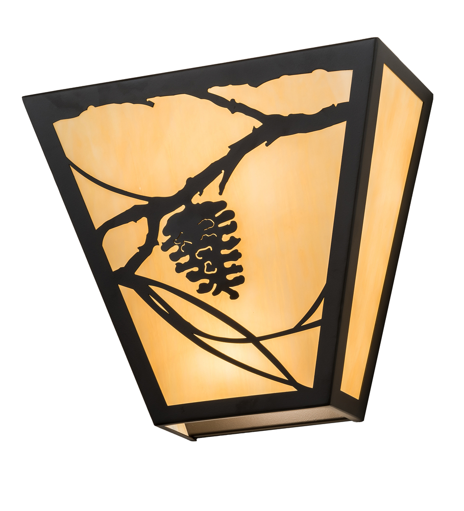 13" Wide Whispering Pines Wall Sconce