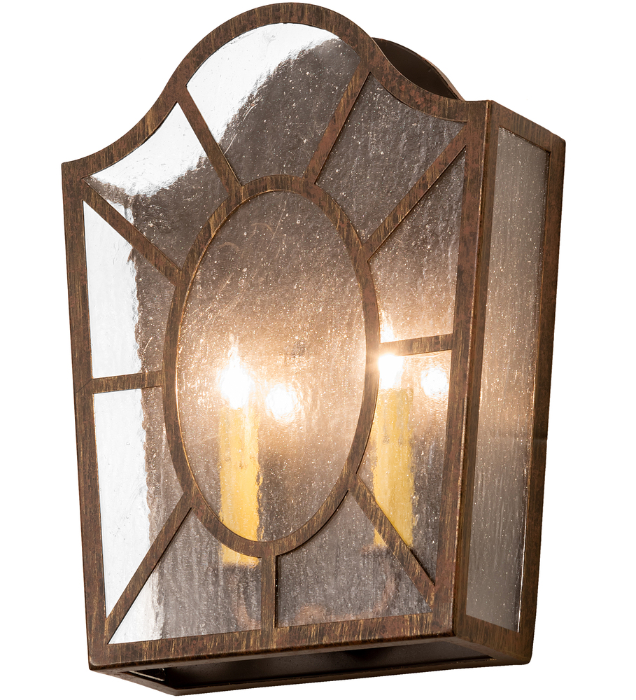 12" Wide Austin 2 Light Wall Sconce