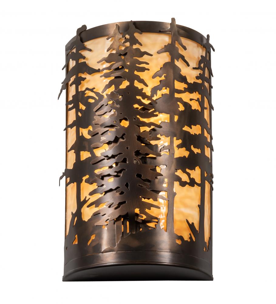 12" Wide Tall Pines Wall Sconce