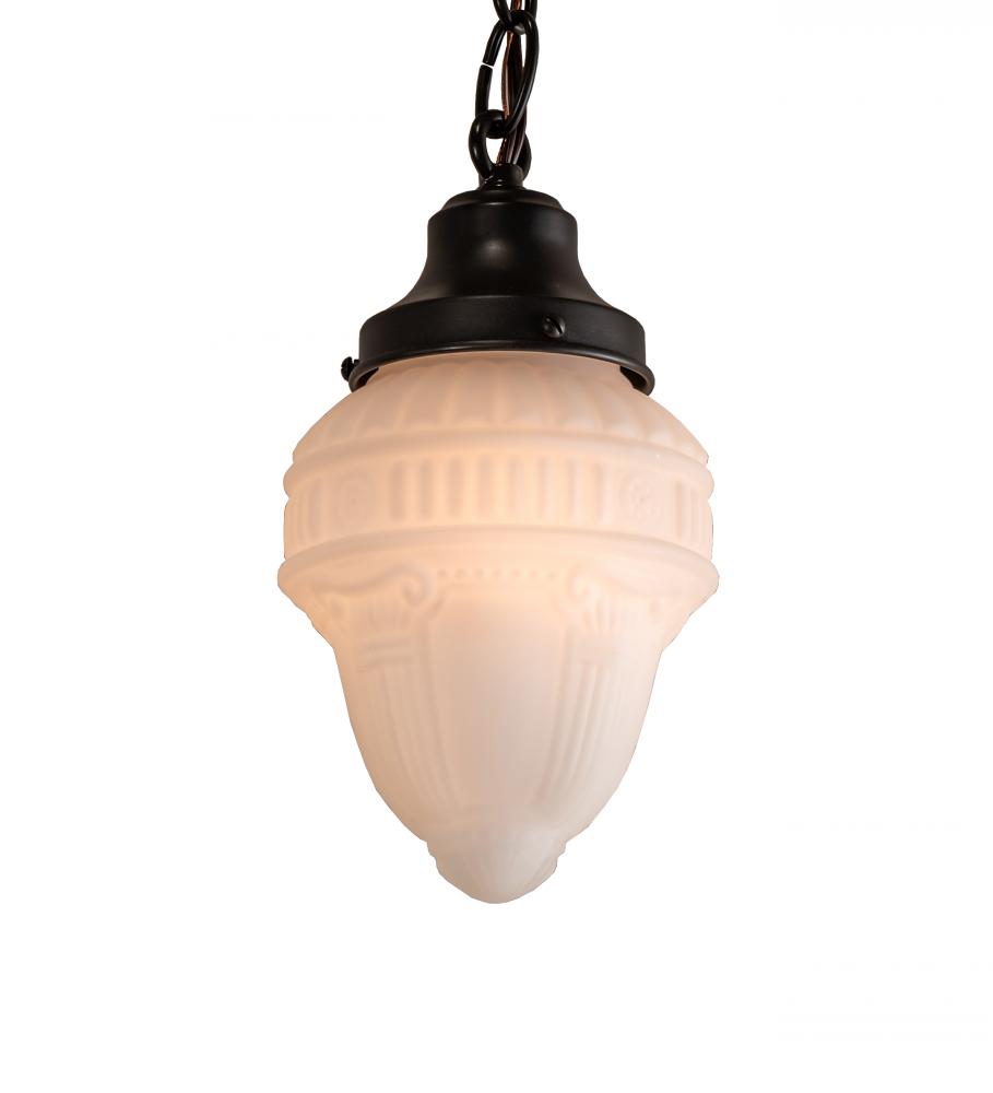 5" Wide Revival Schoolhouse W/Colonnade Globe Pendant