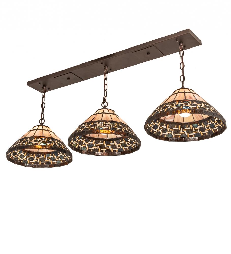 48" Long Ilona 3 Light Island Pendant