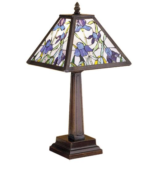 19"H Mosaic Iris Accent Lamp