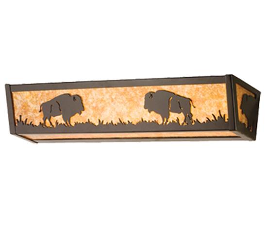 36"W Buffalo Vanity Light