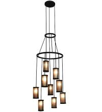 Meyda Blue 115771 - 35"W Cartier 9 LT Chandelier