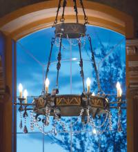 Meyda Blue 117514 - 48" Wide Filomena 8 Light Chandelier