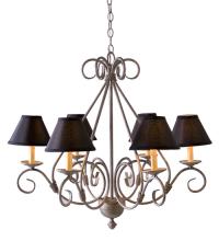 Meyda Blue 118910 - 30" Wide Olivia 6 Light Chandelier