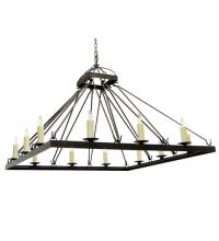 Meyda Blue 119651 - 60" Square Retreat Chandelier