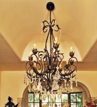 Meyda Blue 120317 - 54" Wide Felicia 10 Light Chandelier