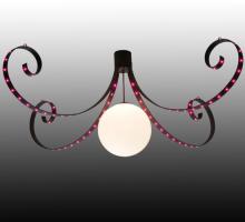 Meyda Blue 130117 - 96"W Carnevale 4 LT Chandelier