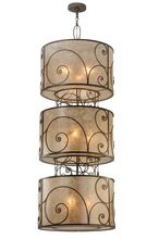 Meyda Blue 138536 - 24"W Granada 3 Tier Pendant