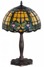 Meyda Blue 138586 - 19"H Dragonfly Trellis Accent Lamp