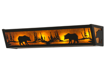 Meyda Blue 14238 - 24"W Bear at Lake Vanity Light