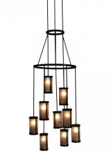 Meyda Blue 142437 - 35"W Cartier 9 LT Chandelier