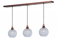 Meyda Blue 142455 - 48"L Bola 3 LT Island Pendant