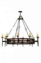 Meyda Blue 146062 - 60"W Toscano 10 LT Chandelier