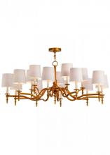 Meyda Blue 149365 - 52"W Toby 15 LT Chandelier