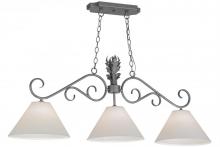 Meyda Blue 152825 - 48" Long Bristol 3 Light Island Pendant