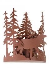 Meyda Blue 15307 - 11"W Elk through the Trees Wall Sconce