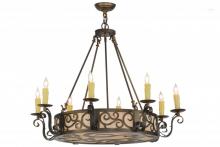 Meyda Blue 153447 - 36"W Delano 8 LT Chandelier