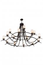 Meyda Blue 154234 - 78"W Octavia 15 LT Chandelier