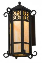 Meyda Blue 159209 - 12"W Caprice Lantern Wall Sconce