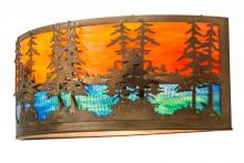 Meyda Blue 171107 - 30"W Tall Pines Wall Sconce