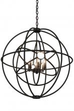 Meyda Blue 174579 - 30"W Atom Enerjisi 6 LT Chandelier