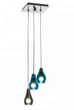 Meyda Blue 177045 - 14"W Anjou 3 LT Cascading Pendant