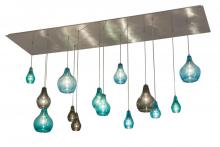 Meyda Blue 177046 - 84"L Anjou 14 LT Cascading Pendant