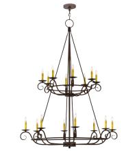 Meyda Blue 180961 - 45"W Estrella 16 LT Two Tier Chandelier