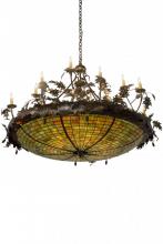 Meyda Blue 181600 - 55" Wide Greenbriar Oak Inverted Pendant