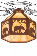 Meyda Blue 188258 - 13"W Lone Bear Fan Light