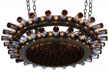 Meyda Blue 191753 - 53"W Brandi's Weekend 2 Tier Chandelier