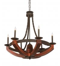 Meyda Blue 199065 - 34" Wide Doyle 6 Light Chandelier