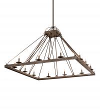 Meyda Blue 205649 - 60" Square Retreat Chandelier