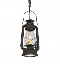 Meyda Blue 212895 - 7" Wide Miners Lantern Mini Pendant