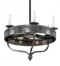 Meyda Blue 215651 - 30" Wide Parnella 6 Light Chandelier