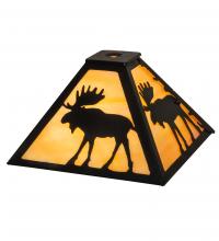 Meyda Blue 219627 - 12" Square Moose Shade