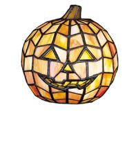 Meyda Blue 24733 - 7"H Jack O'Lantern Accent Lamp