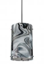 Meyda Blue 254345 - 12.5" Wide Metro Noir Swirl Pendant